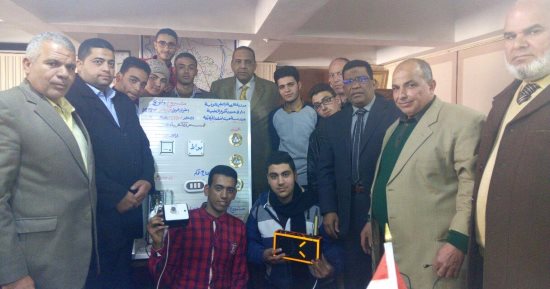 طلاب مدرسة صناعية بالمنوفية يعدون مشروعا لتوفير استهلاك الكهرباء