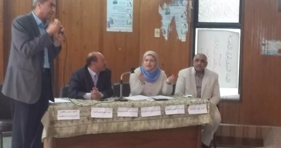تعليم بنى سويف يناقش اجراء الإمتحان التجريبى للثانوية العامة 