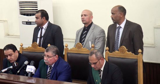 الجنايات تحجز محاكمة 68 متهما بأحداث "اقتحام قسم حلوان" لـ 17 يونيه للحكم