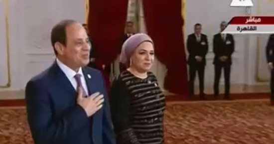 بالفيديو.. الرئيس السيسى وقرينته يشهدان احتفالية المرأة المصرية