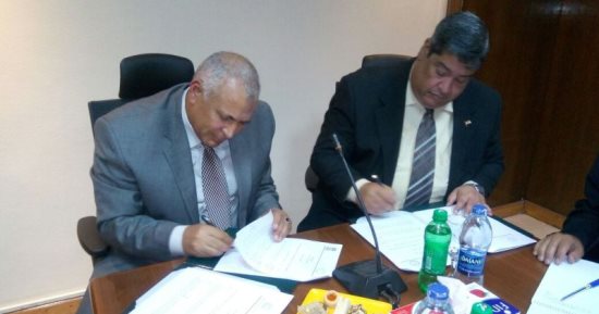 بروتوكول تعاون بين محافظة الوادى الجديد وهيئة الاستشعار من البعد 