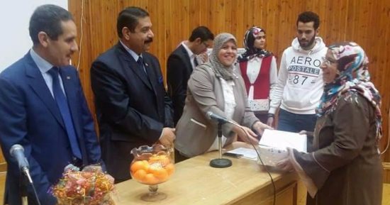 تكريم أمهات الطلاب بقطاع شئون الطلاب بجامعة قناة السويس