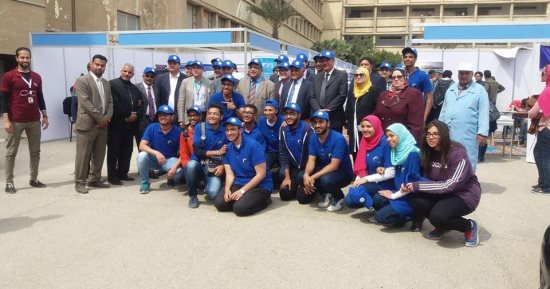 رئيس جامعة حلوان يفتتح المحطة التجريبية للطاقة الشمسية بكلية الهندسة