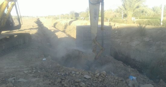 بالصور .. استكمال تغطية مصرف موط البديل بالداخلة بـ3 ملايين جنيه