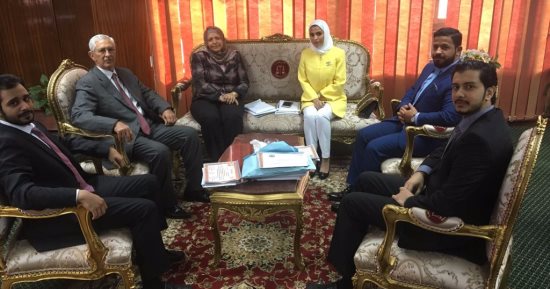 بالصور.. انتهاء زيارة وفد هيئة التشريع بمملكة البحرين لمجلس الدولة المصرى