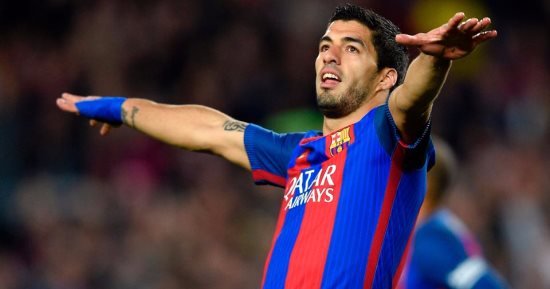 شاهد.. رأسية سواريز تتعادل لـ برشلونة أمام أتلتيكو مدريد فى الليجا