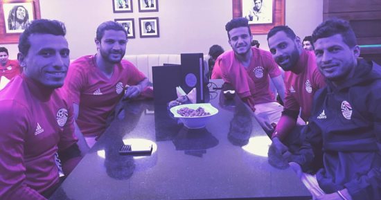 صورة بنكهة الزمالك فى معسكر المنتخب بالإسكندرية