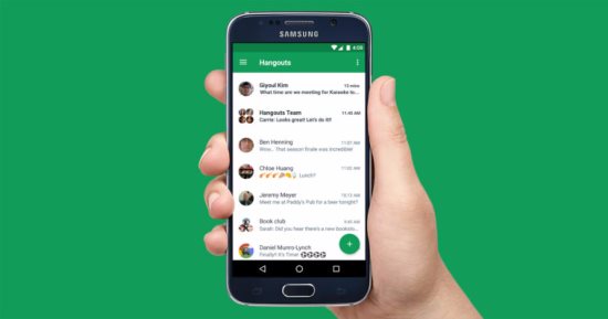 جوجل تتوقف عن دعم رسائل SMS بتطبيق "هانج أوت"