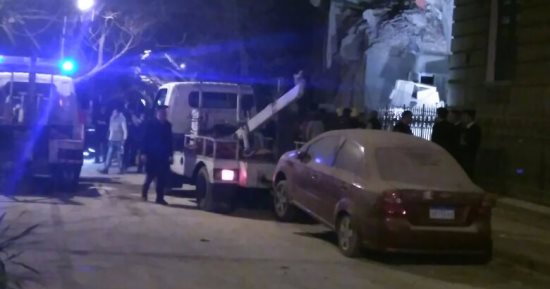 محافظة القاهرة تشكل لجنة هندسية لمعرفة أسباب انهيار عقار جاردن سيتى