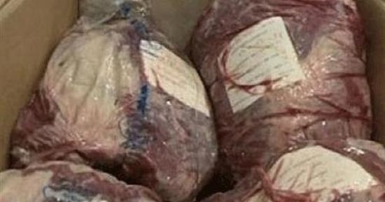 الزراعة: ضبط 9 أطنان لحوم فاسدة بكرداسة مدون عليها " تحيا مصر "