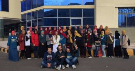 حملة للتوعية بالتبرع للدم لأعضاء الإتحاد المصرى لطلاب الصيدلة بجامعة كفر الشيخ