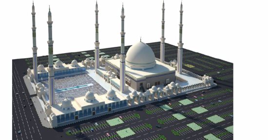 بالصور.. ننشر التصميمات والشكل النهائى لمسجد العاصمة الإدارية الجديدة