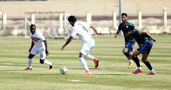 بالصور.. الزمالك يهزم البلاستيك برباعية وديا.. ومسعد يسجل ويطرد