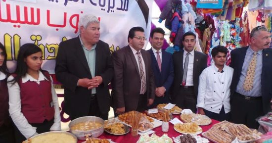  بالصور .. إقبال المواطنين على معرض "كلنا منتجون" بطور سيناء 