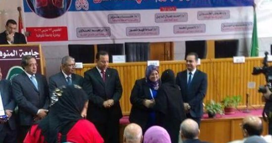بالصور .. صحة المنوفية تحتفل باليوم العالمى للدرن 