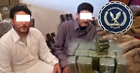 الداخلية تقضى على سوق الكيف فى مصر.. مكافحة المخدرات تضبط "المعلم بوحة" وشقيقه بحوزتهما 3 آلاف طربة حشيش بالإسكندرية.. وإبادة 10 أفدنة قنب وإحباط تهريب 6 كيلو هيروين بالإسماعيلية