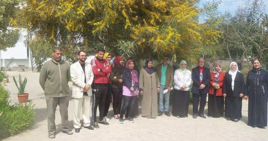 افتتاح الحديقة النباتية بعد تطويرها بجامعة قناة السويس