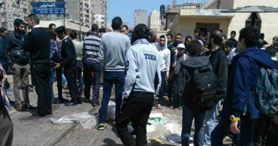 مصرع طالب دهسته عجلات قطار أبى قير فى سيدى بشر بالإسكندرية