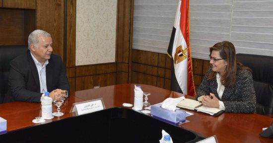 وزيرة التخطيط تبحث مع شركة مايكروسوفت التعاون فى ميكنة الخدمات الحكومية