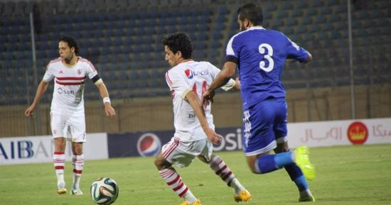ملخص مباراة الزمالك وسموحة فى الدورى الممتاز 