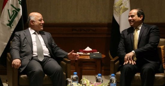 مصدر: العبادى يزور القاهرة لساعات للقاء الرئيس السيسي لبحث أزمة كردستان