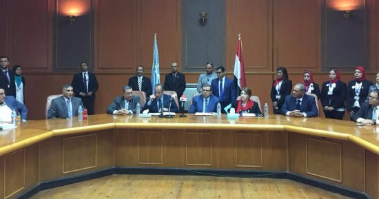 وزير القوى العاملة ومحافظ الإسكندرية يفتتحان ملتقى تشغيل الشباب 