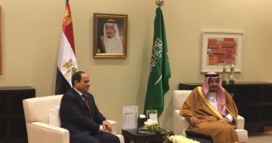 الرئيس السيسى يهنئ الملك سلمان بمناسبة عيد الفطر