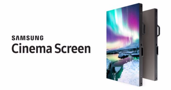 Cinema Screen شاشة جديدة من سامسونج مخصصة للسينمات بدقة عرض 4K