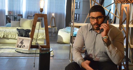 بالصور.. خالد سليم يصور "اتنين فى واحد" بالمريوطية