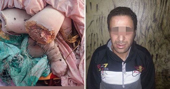 بالصور.. تفاصيل واعترافات المتهمين بالجريمة الشنعاء التى هزت القليوبية.. موظف دعا شقيقته للغداء فقتلها ومزق جثتها بمساعدة زوجته وأبنائه ..المتهم: "كانت مبسوطة رفضت مساعدتى فى تكاليف التنقيب عن الآثار"