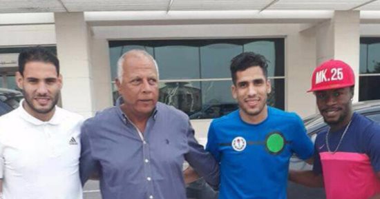 ثلاثى سموحة فى قطر للتأهيل بعد اجراء جراحة الصليبى
