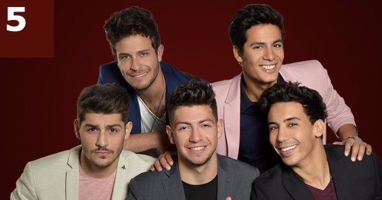 فريق THE 5 يحيى حفل افتتاح إذاعة "إينرجى إف إم"