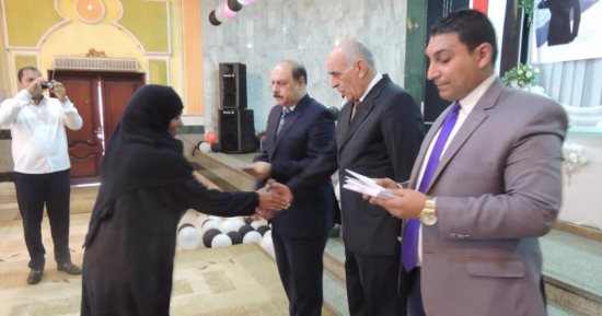 مديرية أمن المنيا تكرم أسر الشهداء بمناسبة عيد الأم