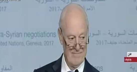 دى ميستورا: الهجوم الكيميائى اليوم فى ادلب وقع من الجو 