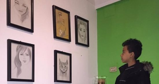 14 أبريل افتتاح المعرض الأول لمعاذ فنان محطة جامعة القاهرة