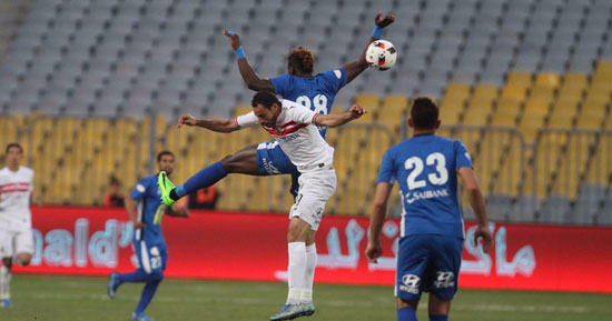 أهداف مباراة الزمالك وسموحة اليوم 1/4/2017