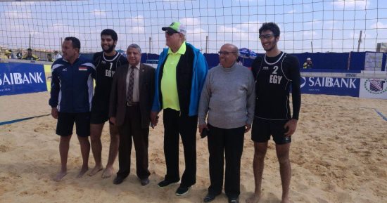 فراعنة الطائرة الشاطئية يهزمون نيجيريا 2 /0..والسيدات يهزمن الكونغو بأفريقيا