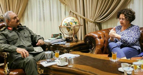 حفتر يُناقش مع سَفيرة فرنسا لدى ليبيا سُبل التّعاون فى مجال مكافحة الإرهاب