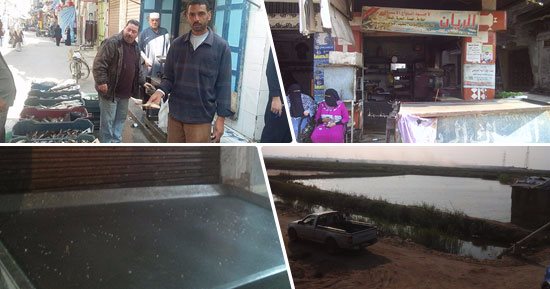 بالفيديو والصور.. فى اليوم الثانى لمقاطعة "الفسفور".. صغار البائعين يغلقون محالهم للضغط على تجار الجملة.. والأهالى يطالبون بمد المقاطعة.. والتموين تلاحق تجار الأسماك الجشعين