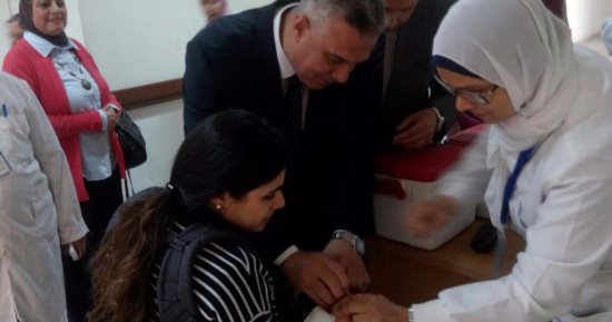 إنطلاق حملة تطعيم شلل الاطفال بالاسكندرية 