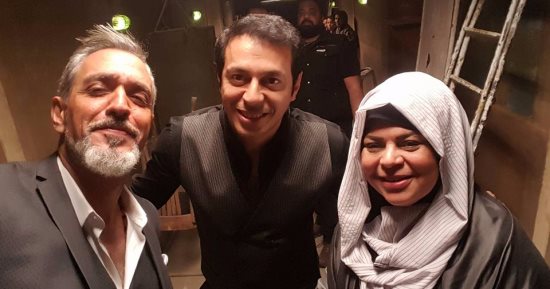 مصطفى شعبان وماجدة زكى وفراس سعيد بكواليس مسلسل "اللهم إنى صائم"