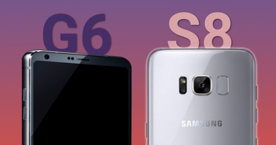 إيه الفرق.. مقارنة بين هاتفى جلاكسى s8 بلس وLG G6