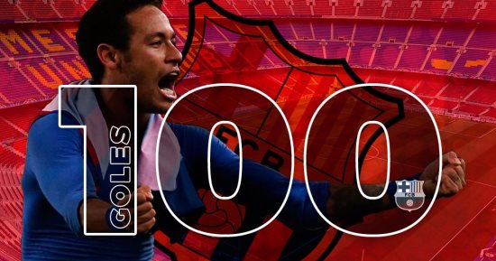 شاهد.. 100 هدف من توقيع نيمار مع برشلونة.. البرازيلى يسجل بكل الطرق