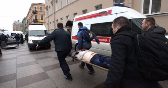 ننشر أول صور للمصابين فى حادث انفجار محطة مترو سان بطرسبرج الروسية
