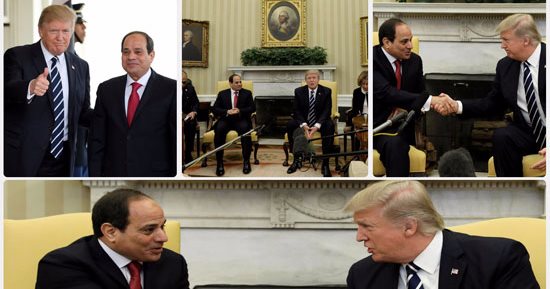 10 صور للسيسي وترامب تكشف عودة دفء العلاقات بين القاهرة وواشنطن