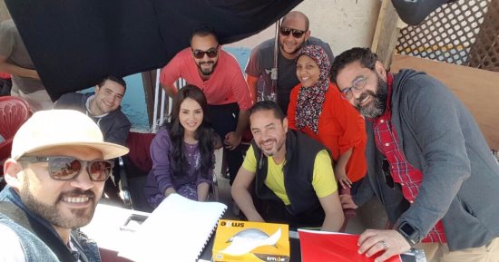 دينا فؤاد تصور "الحلال" على "سطوح" أحد منازل "مصر الجديدة"