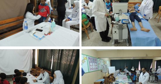 3 قوافل طبية وغذائية لـ"مستقبل وطن" و "علشان تبنيها" بالقليوبية