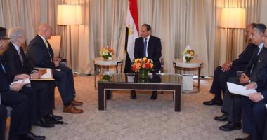 الرئيس السيسى يستقبل مستشار الأمن القومى الأمريكى بمقر إقامته فى واشنطن