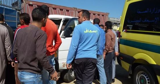 مصرع شخص و إصابة 8 ٱخرين فى حادث تصادم 5 سيارات بطريق الإسكندرية 