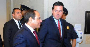 بالصور.. الرئيس السيسي يلتقى رئيس لجنة الاستخبارات الأمريكية بـ"الكونجرس"